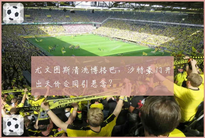 尤文图斯清洗博格巴，沙特豪门开出天价合同引悬念？